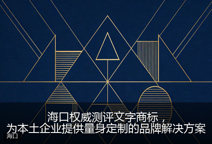 海口权威测评文字商标，为本土企业提供量身定制的品牌解决方案